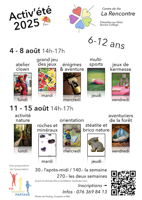 Atelier Civilisation romaine antique - 19, 26 octobre et 2, 9 novembre ; 13-00-16:30. Avenches et Lucens